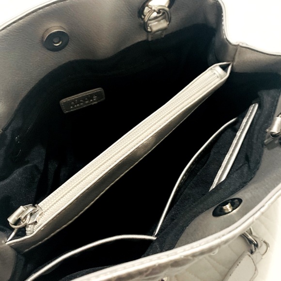 Nicole By Nicole Miller Silver Ladies Purse - Picture 4 of 4